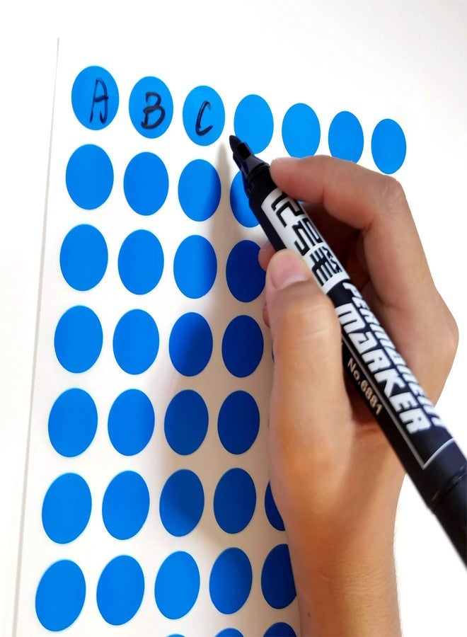 PARLAIM 1050 PCS 3/4 Inch Round Color-Code Dot Stickers, Color Coded Circle Stickers for Classroom, Office (Blue) - Image 2